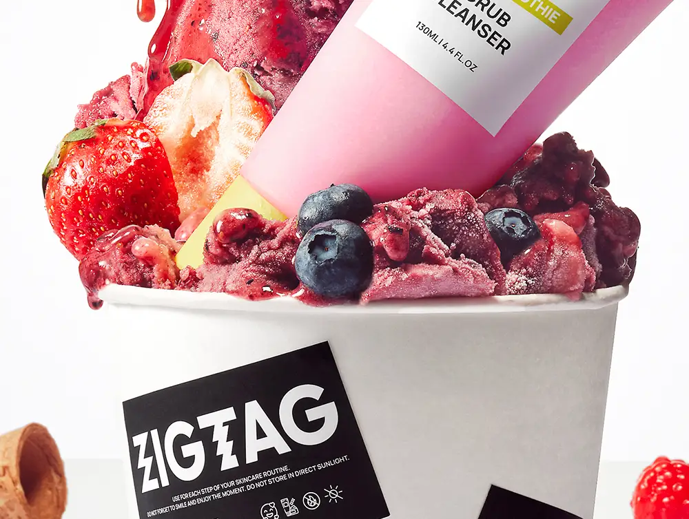 [조현영PICK] 직택 베리 스무디 스크럽 클렌저 130ml 상세페이지 3